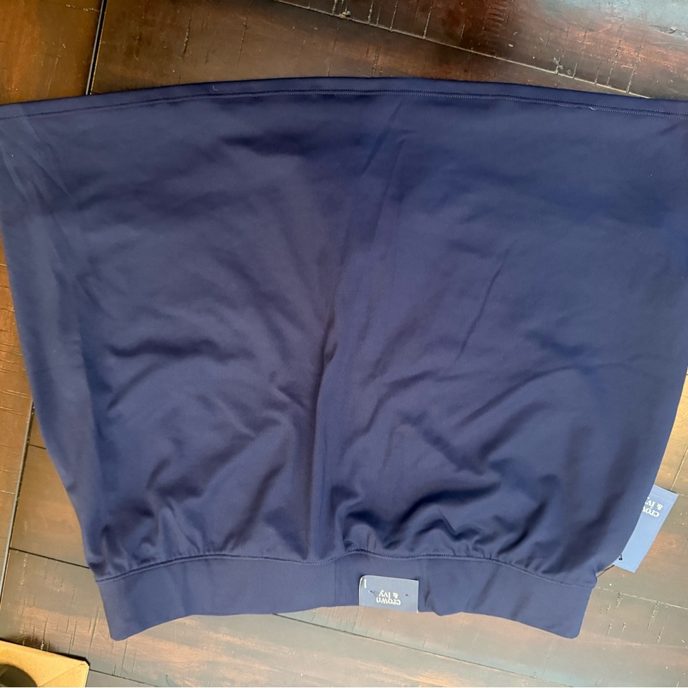 Crown & Ivy athleisure Navy Blue Skort women’s size Large NWT - Picture 3 of 5